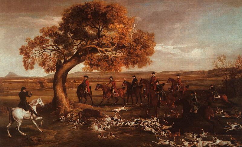 George Stubbs The Grosvenor Hunt oil painting picture